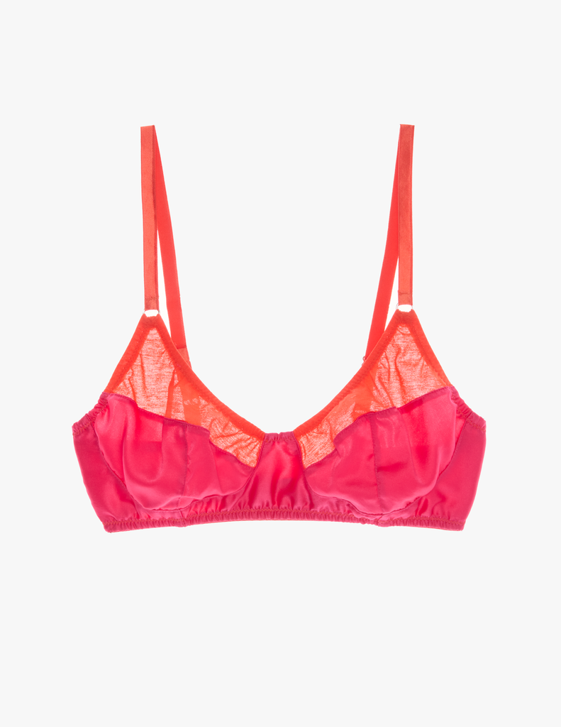 the willow bralette in persimmon